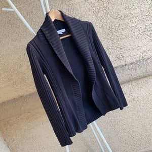 Vintage Calvin Klein Black Cardigan Sweater